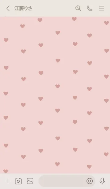[LINE着せ替え] pattern_heart (ivoryrose)の画像2