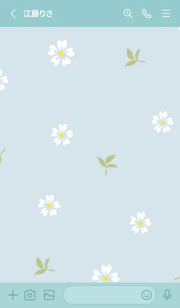 [LINE着せ替え] 小花 かわいい12の画像2