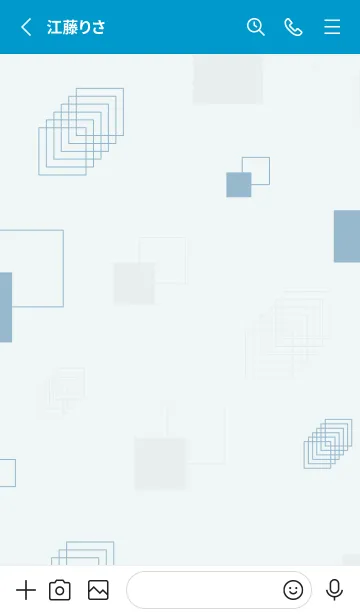 [LINE着せ替え] くすみカラーな四角8の画像2