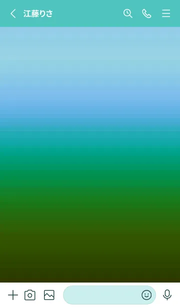 [LINE着せ替え] シンプル グラデーション _160の画像2