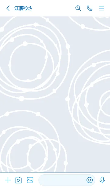 [LINE着せ替え] くるくる シンプル20の画像2