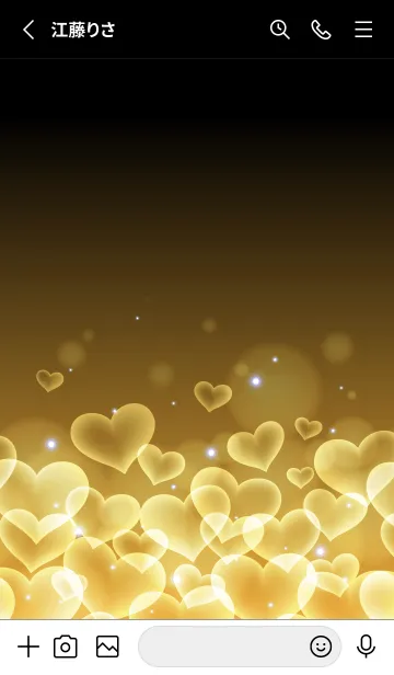 [LINE着せ替え] YORK YELLOW HEARTの画像2