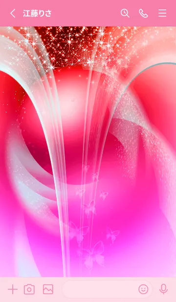 [LINE着せ替え] 恋愛運♡幸運を呼び込む八蝶*108の画像2