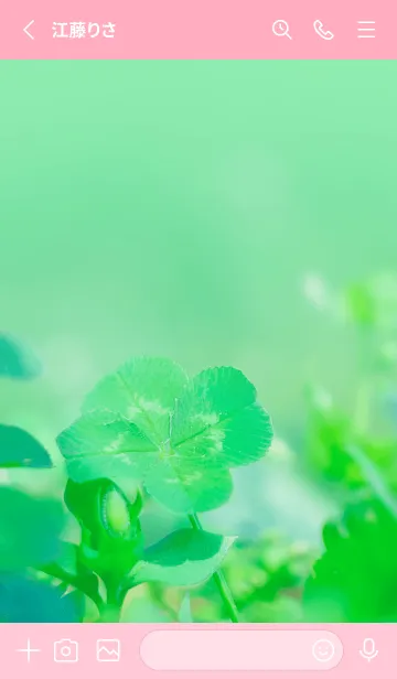 [LINE着せ替え] 四つ葉のクローバー Vintage Lens #19-9の画像2