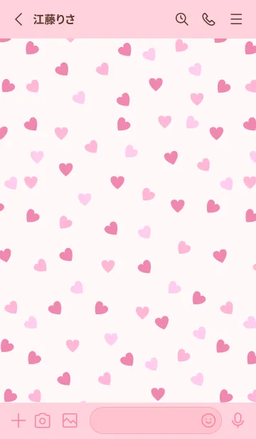 [LINE着せ替え] Love is best PINK-MEKYM 3の画像2