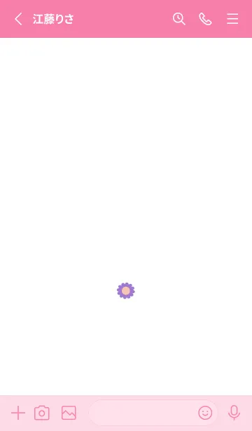 [LINE着せ替え] ミニ フラワー __12の画像2