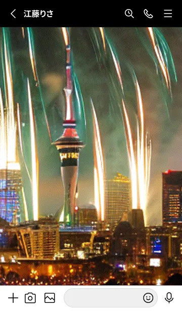 [LINE着せ替え] 夏夜のカケラ#HG027。の画像2