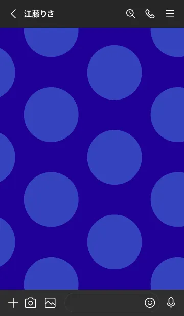 [LINE着せ替え] シンプル ドット _15の画像2