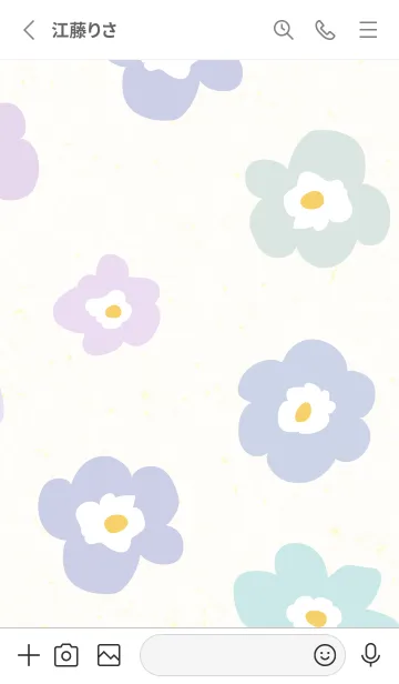 [LINE着せ替え] 花 北欧風 可愛い12の画像2