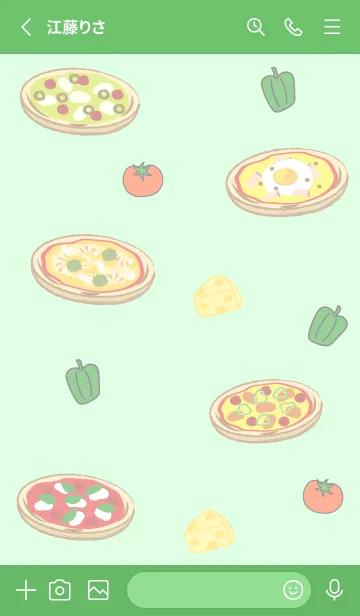 [LINE着せ替え] Pizzeria【ピザ】の画像2