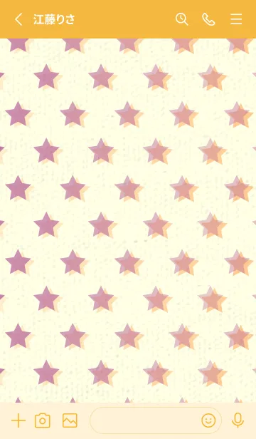 [LINE着せ替え] 星のドッドきせかえ ディープモーベットの画像2