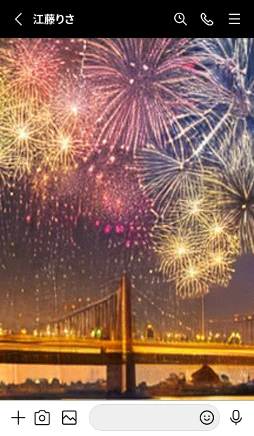 [LINE着せ替え] 夏夜のカケラ#HH015。の画像2