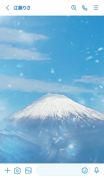[LINE着せ替え] Diamond Mt. Fujiの画像2
