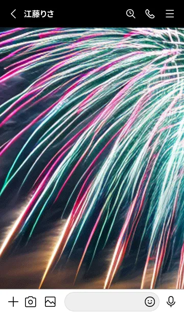 [LINE着せ替え] 夏夜のカケラ#HI029。の画像2