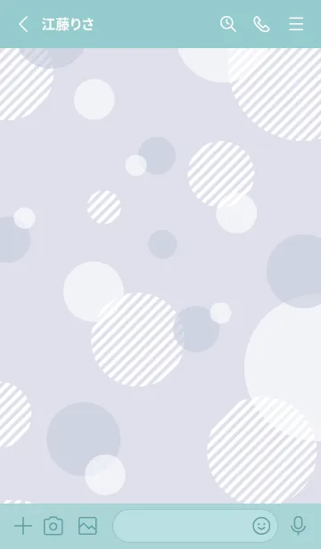 [LINE着せ替え] オシャレな丸21の画像2