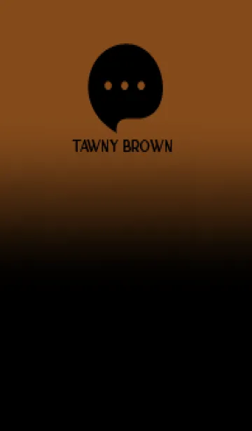 [LINE着せ替え] Black & Tawny Brown Theme V.4 (JP)の画像1