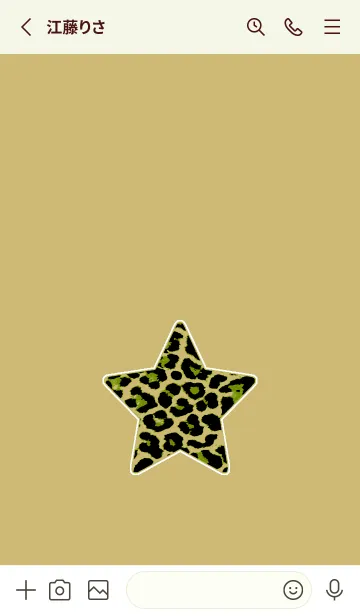 [LINE着せ替え] Leopard Star THEME 156の画像2
