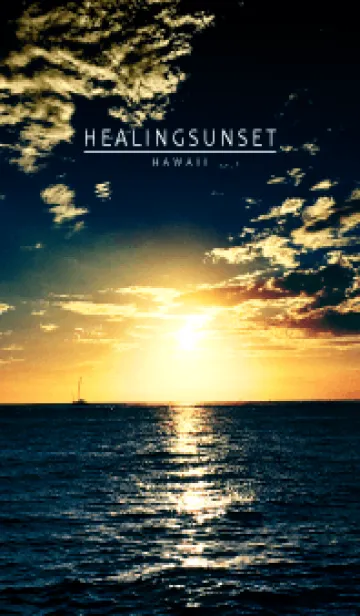 [LINE着せ替え] SUNSET BEACH - HEALING 18の画像1