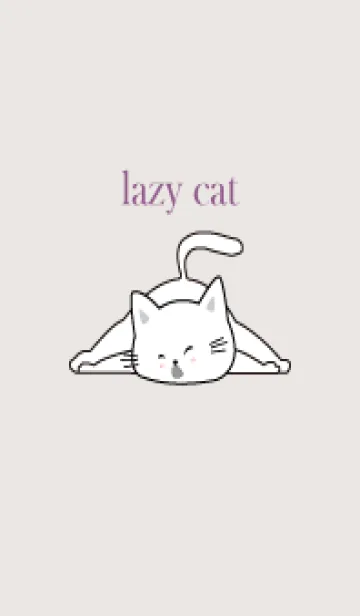 [LINE着せ替え] lazy cat..86の画像1