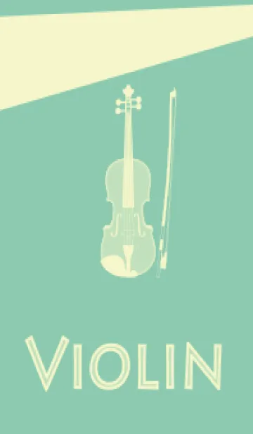[LINE着せ替え] Violin CLR ディープアクアの画像1