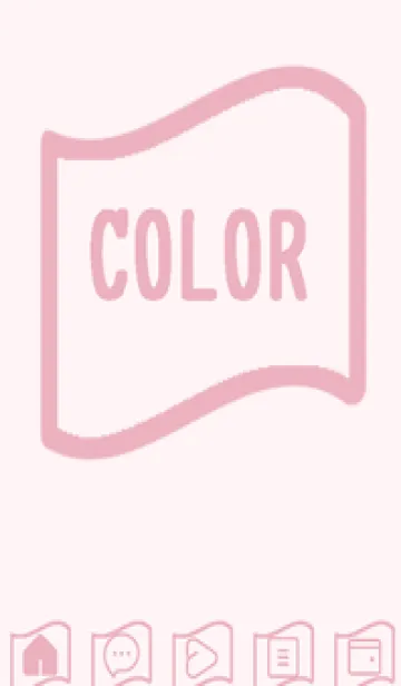 [LINE着せ替え] pink color P35の画像1