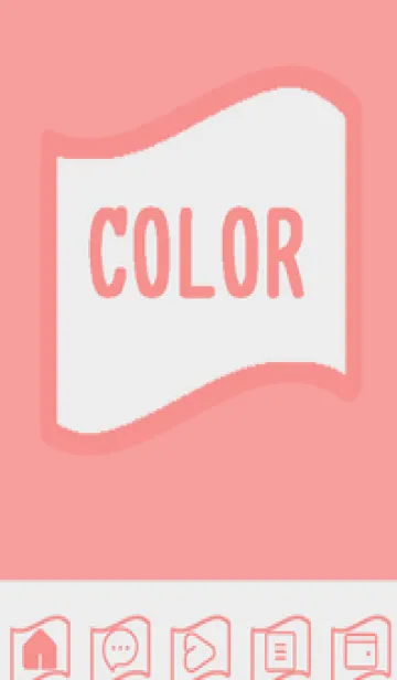 [LINE着せ替え] red color P31の画像1