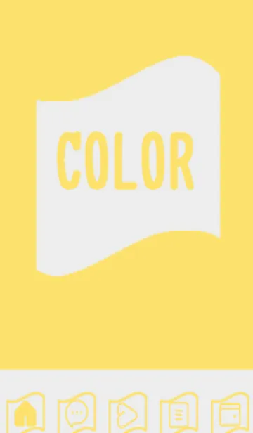 [LINE着せ替え] yellow color P31の画像1