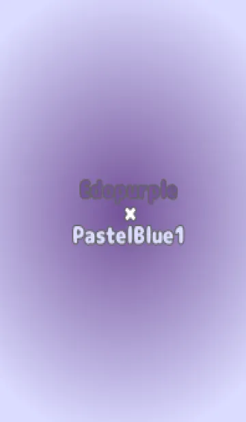 [LINE着せ替え] 江戸紫●パステルブルー1.TKCの画像1