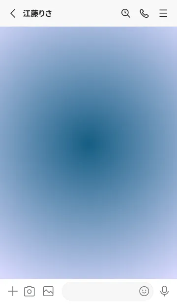 [LINE着せ替え] 藍色●パステルブルー1.TKCの画像2