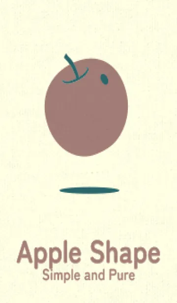 [LINE着せ替え] りんご型のきせかえ ティールグリーンの画像1