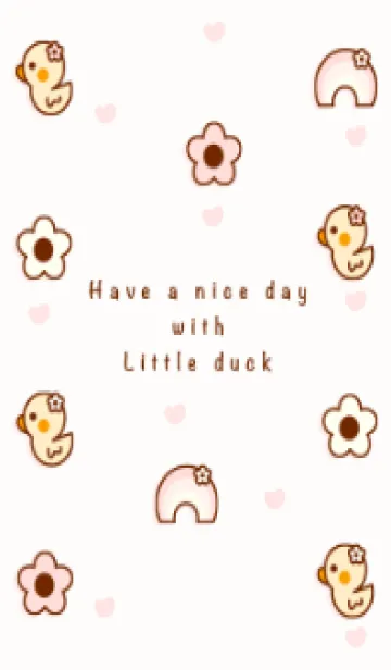 [LINE着せ替え] Baby duck themeの画像1