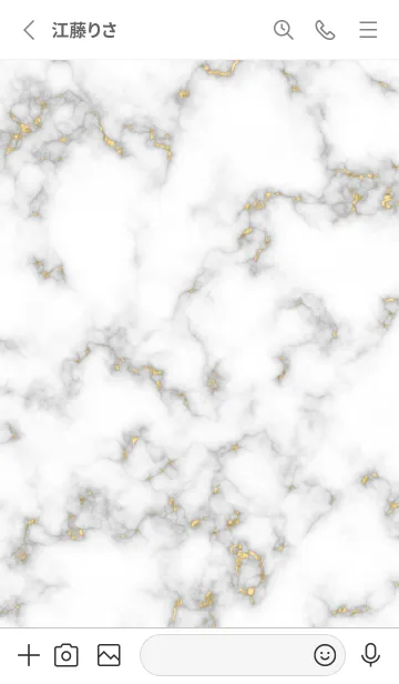 [LINE着せ替え] Golden Marble - Luxuryの画像2