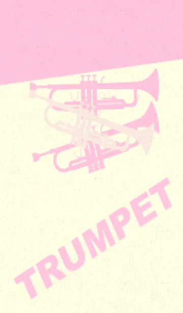 [LINE着せ替え] Trumpet CLR ベビーピンクの画像1