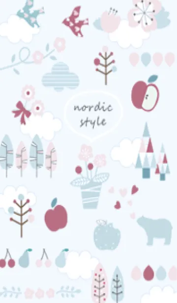 [LINE着せ替え] 大人お洒落♡blue15_1の画像1