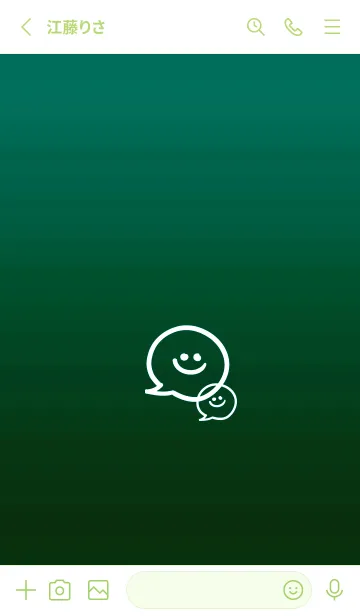 [LINE着せ替え] フキダシスマイル 22の画像2