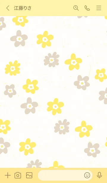 [LINE着せ替え] 花 斜め3の画像2