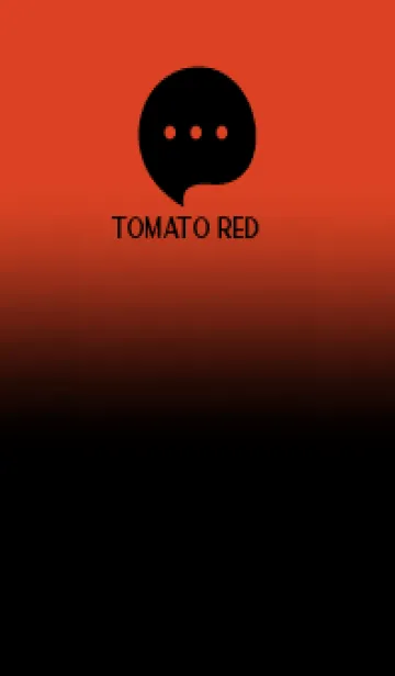 [LINE着せ替え] Black & Tomato Red Theme V.4 (JP)の画像1