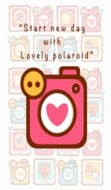 [LINE着せ替え] Lovely polaroid 7の画像1