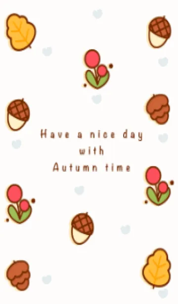 [LINE着せ替え] Sweet autumn time 4 :)の画像1