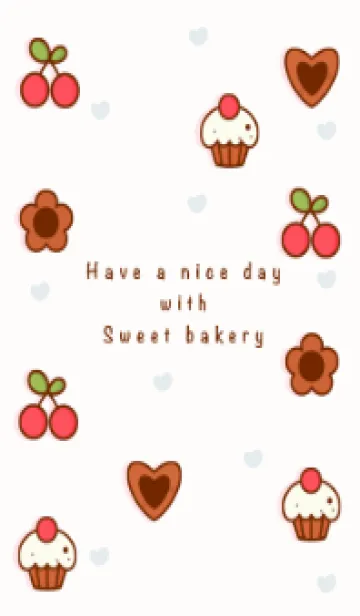 [LINE着せ替え] Sweet time Sweet bakery 5の画像1