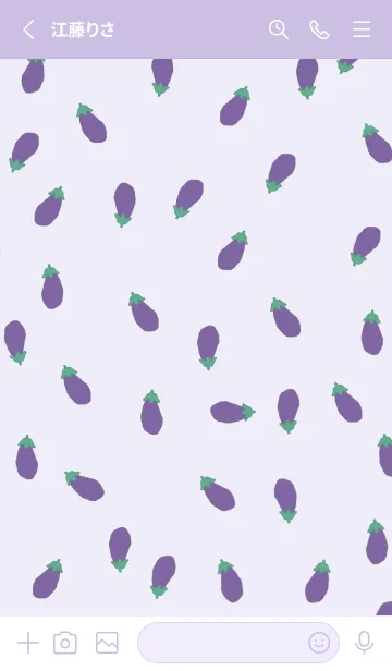 [LINE着せ替え] NASU_PATTERN.5の画像2