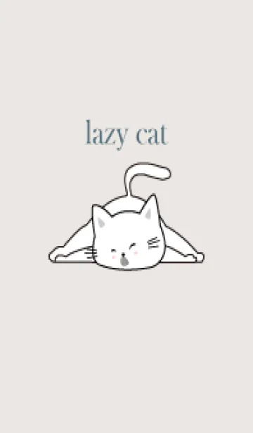 [LINE着せ替え] lazy cat..87の画像1