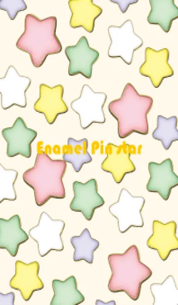 [LINE着せ替え] Enamel Pin Candy Star 105の画像1