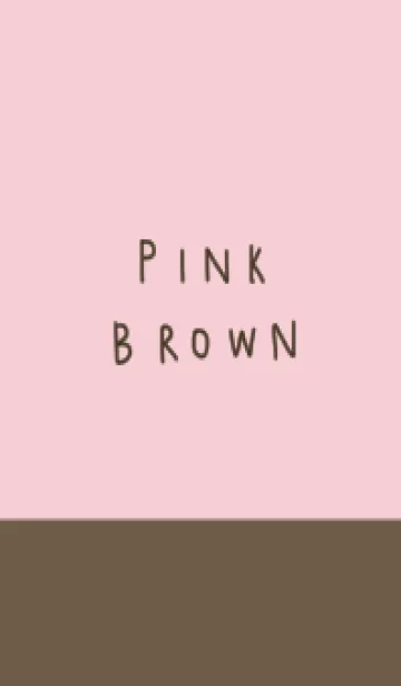 [LINE着せ替え] 大人可愛いピンクとブラウン。の画像1