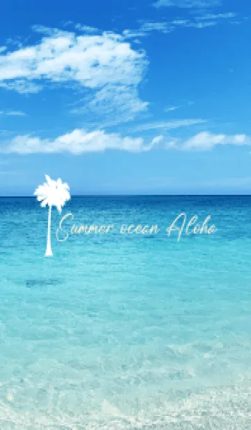 [LINE着せ替え] Summer ocean Aloha.77の画像1