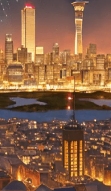 [LINE着せ替え] 夏夜のカケラ#HK17。の画像1