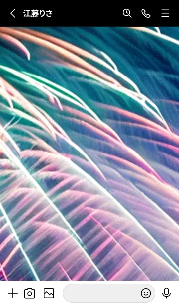 [LINE着せ替え] 夏夜のカケラ#HK16。の画像2