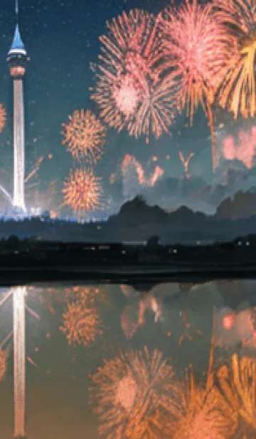 [LINE着せ替え] 夏夜のカケラ#HK13。の画像1