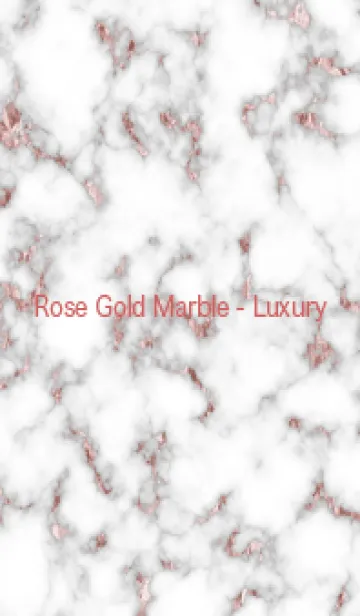 [LINE着せ替え] Rose Gold Marble - Luxuryの画像1