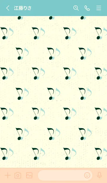 [LINE着せ替え] Clef dot ブループリュスの画像2